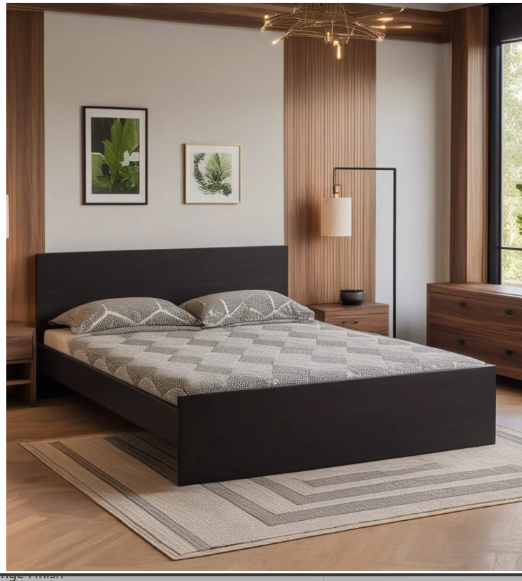 Persia King Size Bed in Wenge Finish