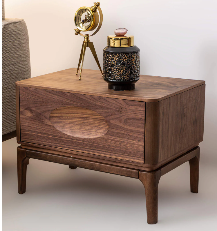 Aston Night Stand In Brown Colour Set Of 2