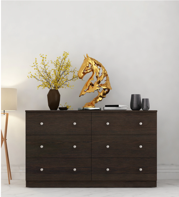 Treasure Chest Of Drawers in Dark Wenge Finish