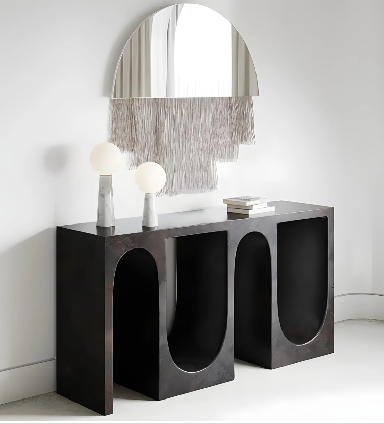 Noon Console Table In Black Colour