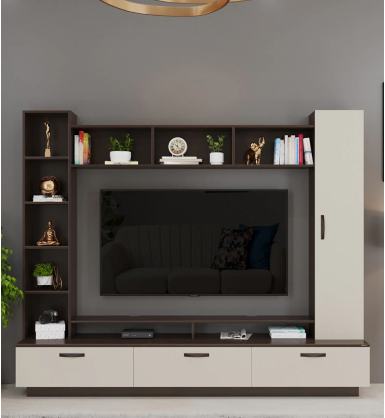 Fenily TV Unit in Wenge Finish for TVs up to 65"